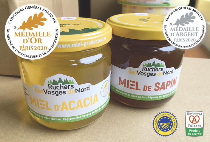 Miel De Sapin Des Vosges Medaille D'or